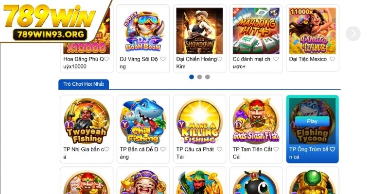 Nhiều game bắn cá hot để hội viên tham gia